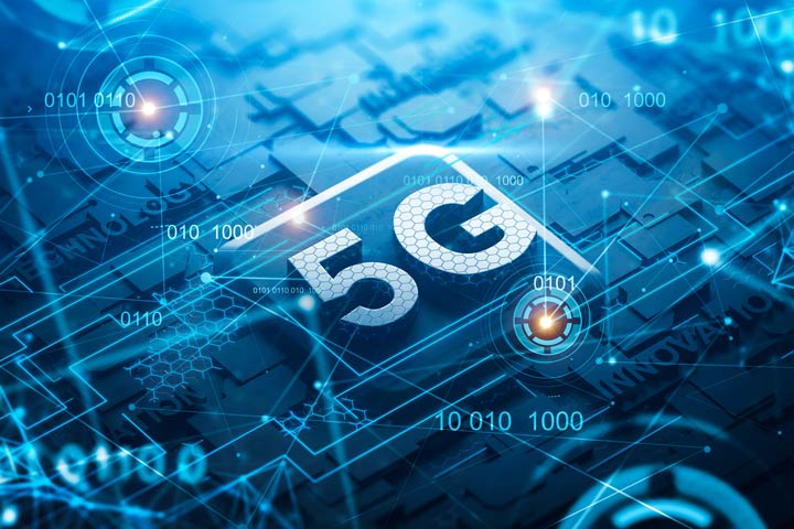 5G hat eine hohe Datenübertragungsrate