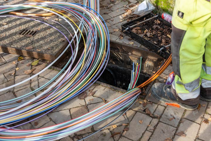 Ausbau von Glasfaser Internet