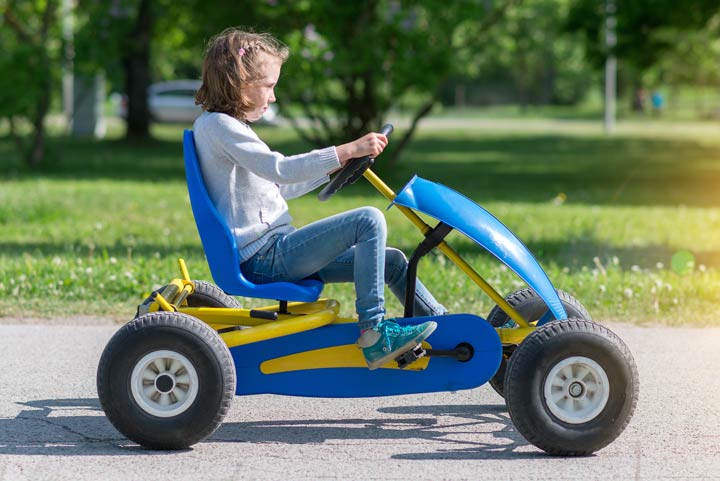 Gokart mit Kind