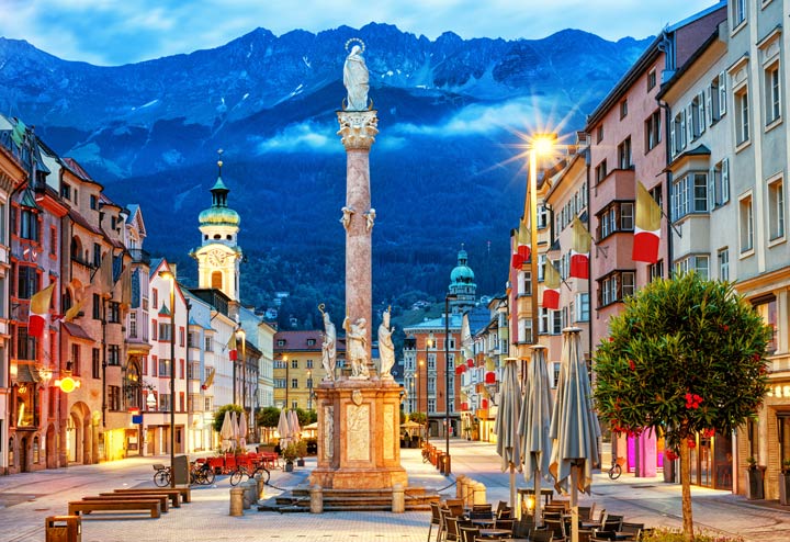 Innsbruck die Hauptstadt Tirols