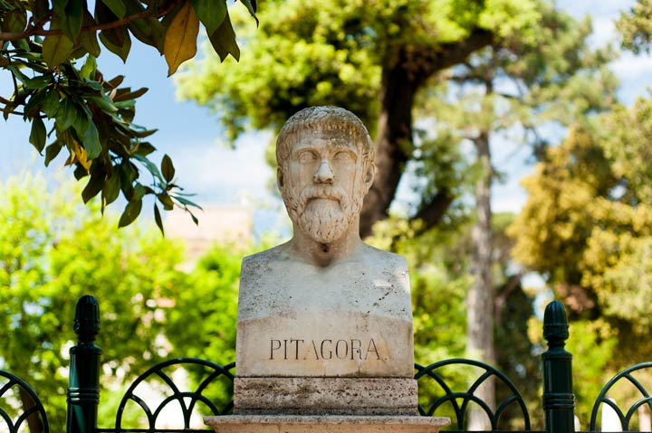 Pythagoras Statue in Rom