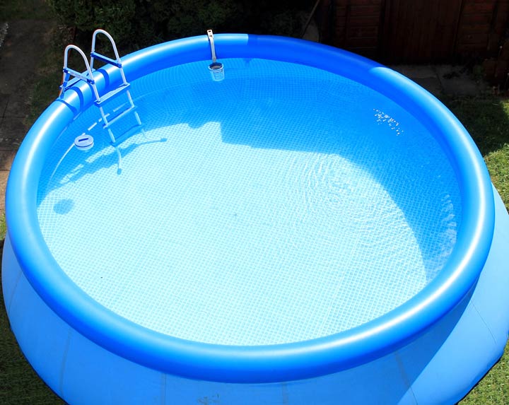 Standort Quick-Up-Pool